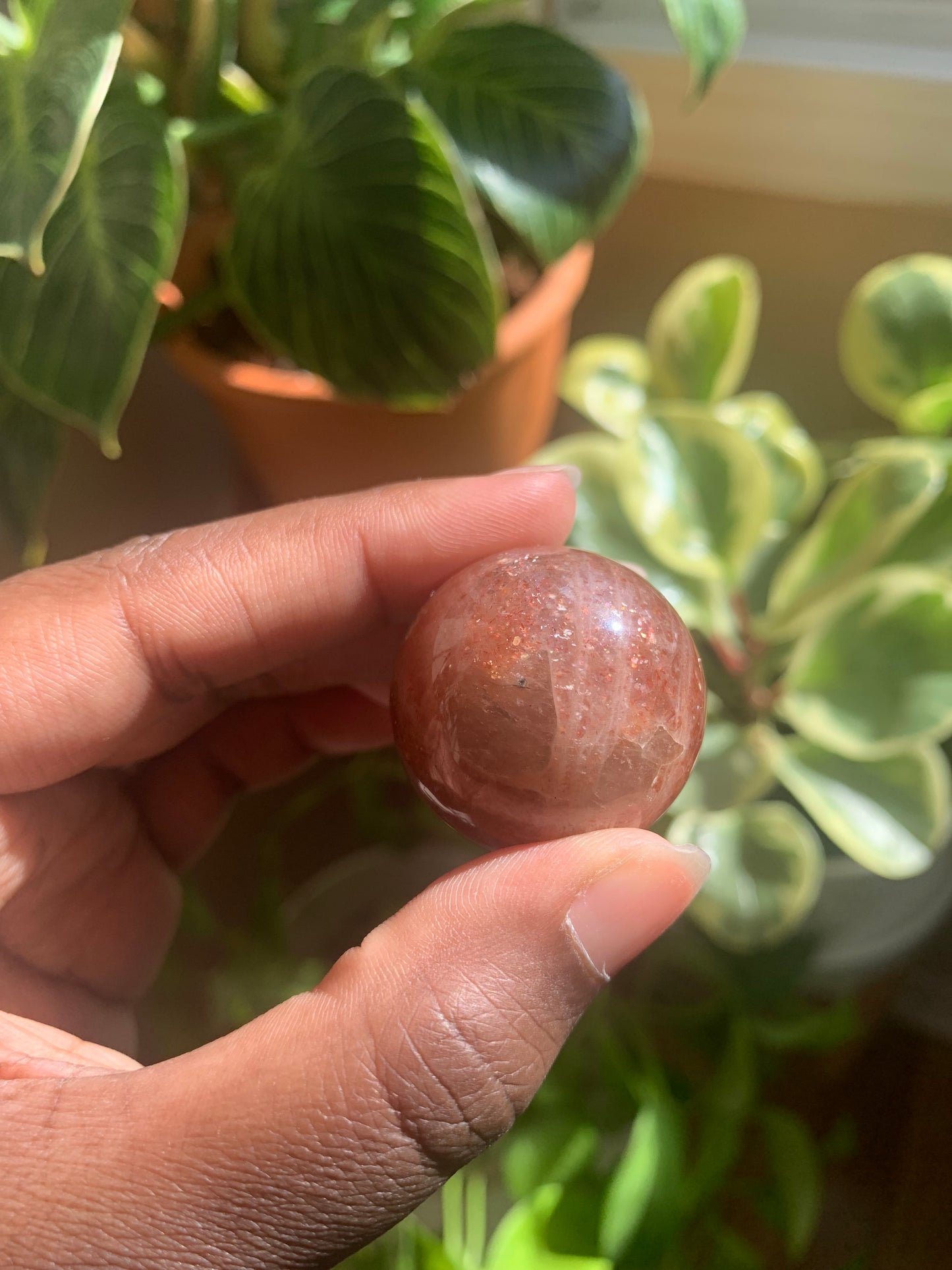 Mini Confetti Sunstone Spheres