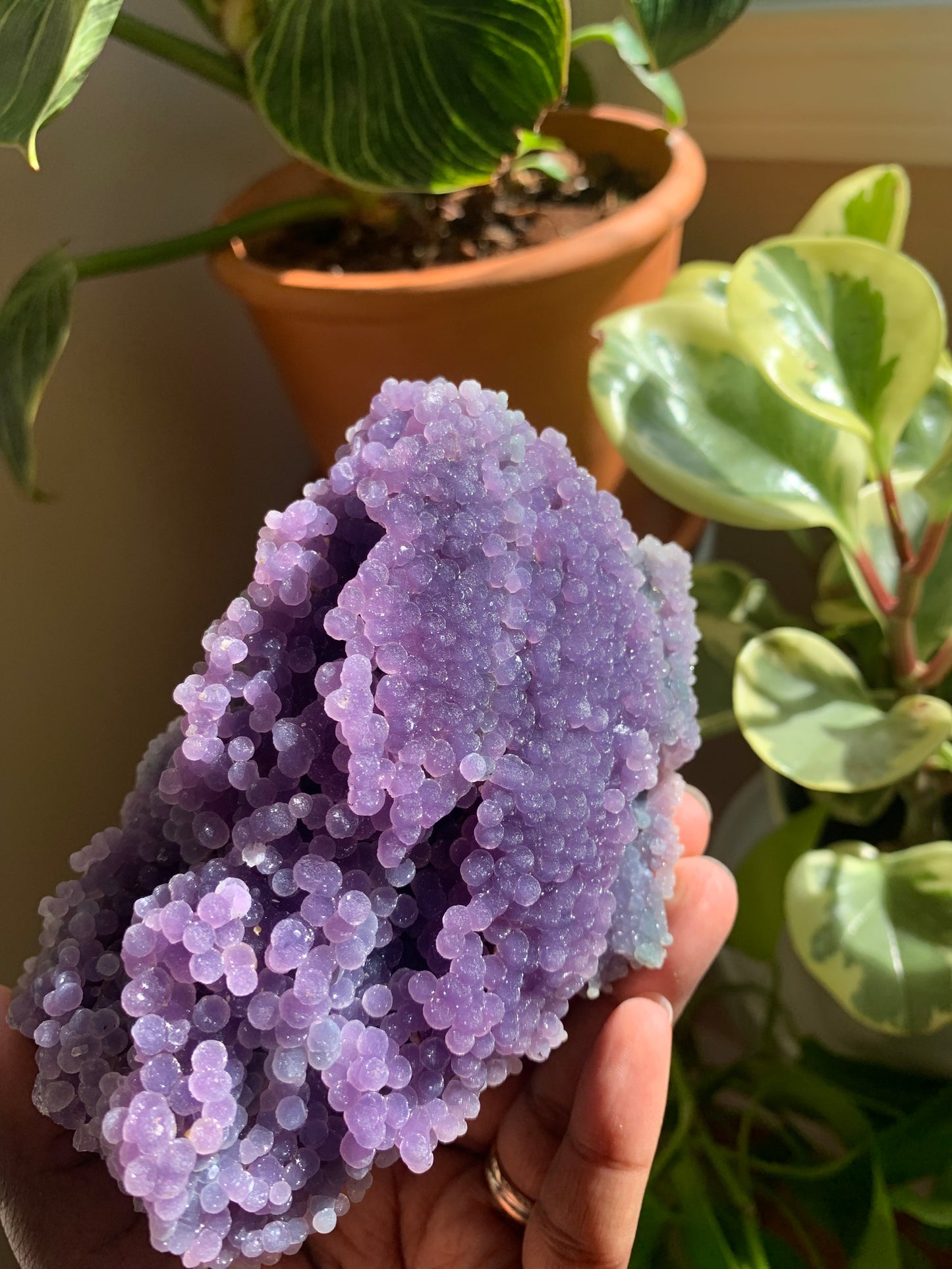 Grape Agate Cluster