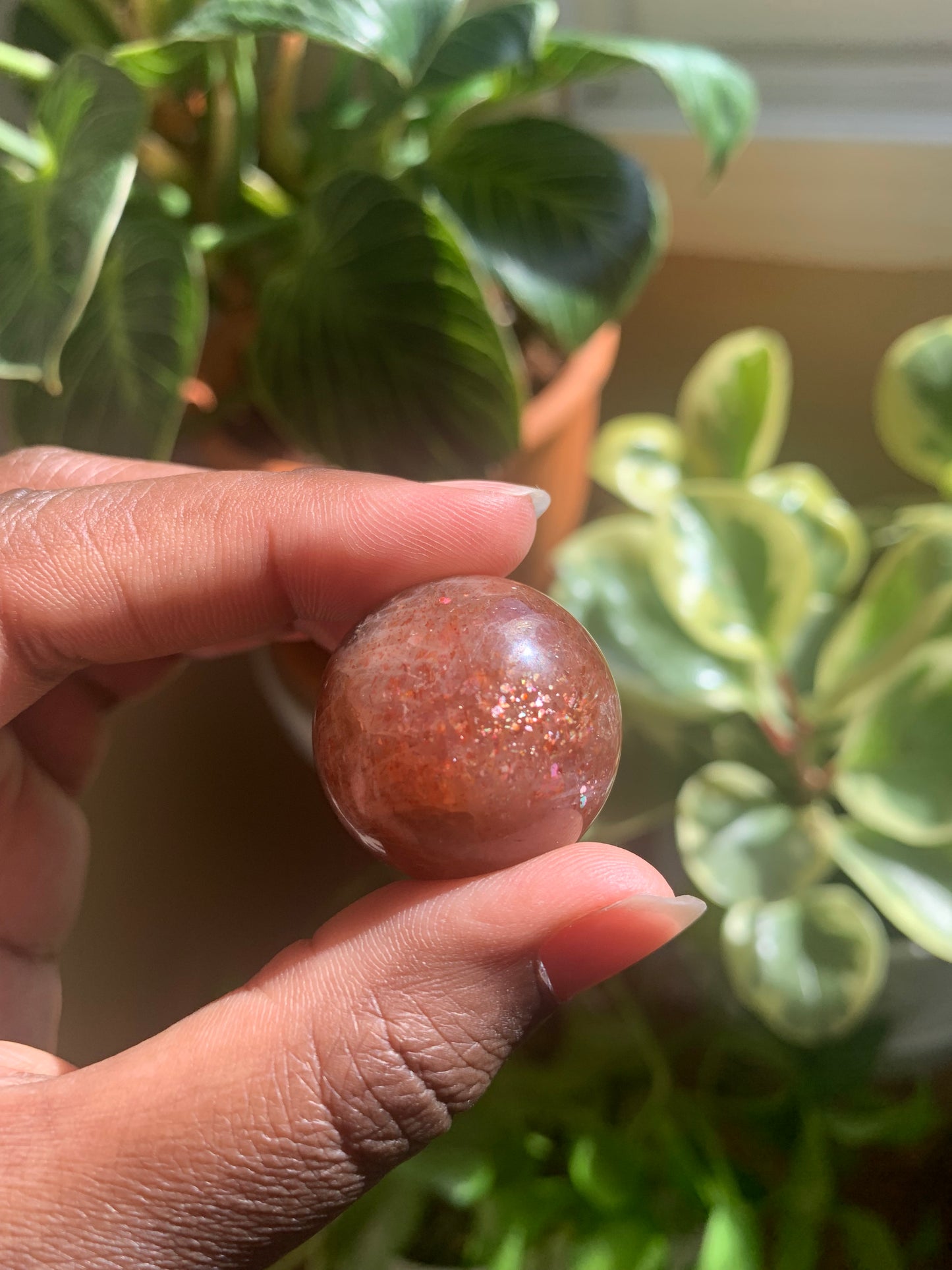 Mini Confetti Sunstone Spheres