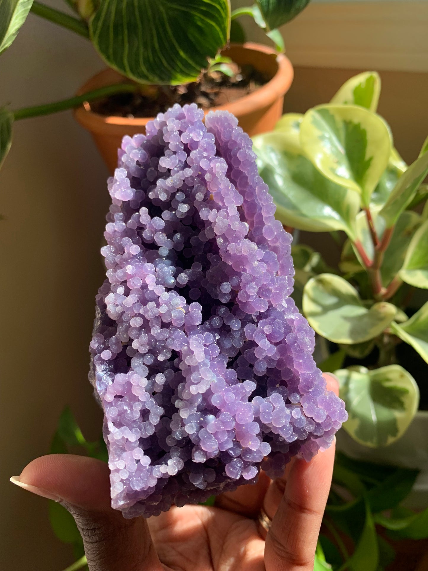 Grape Agate Cluster