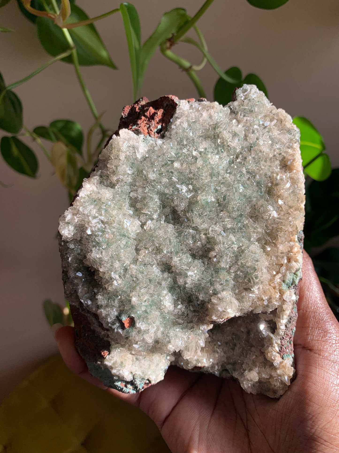 Gemmy Green Heulandite