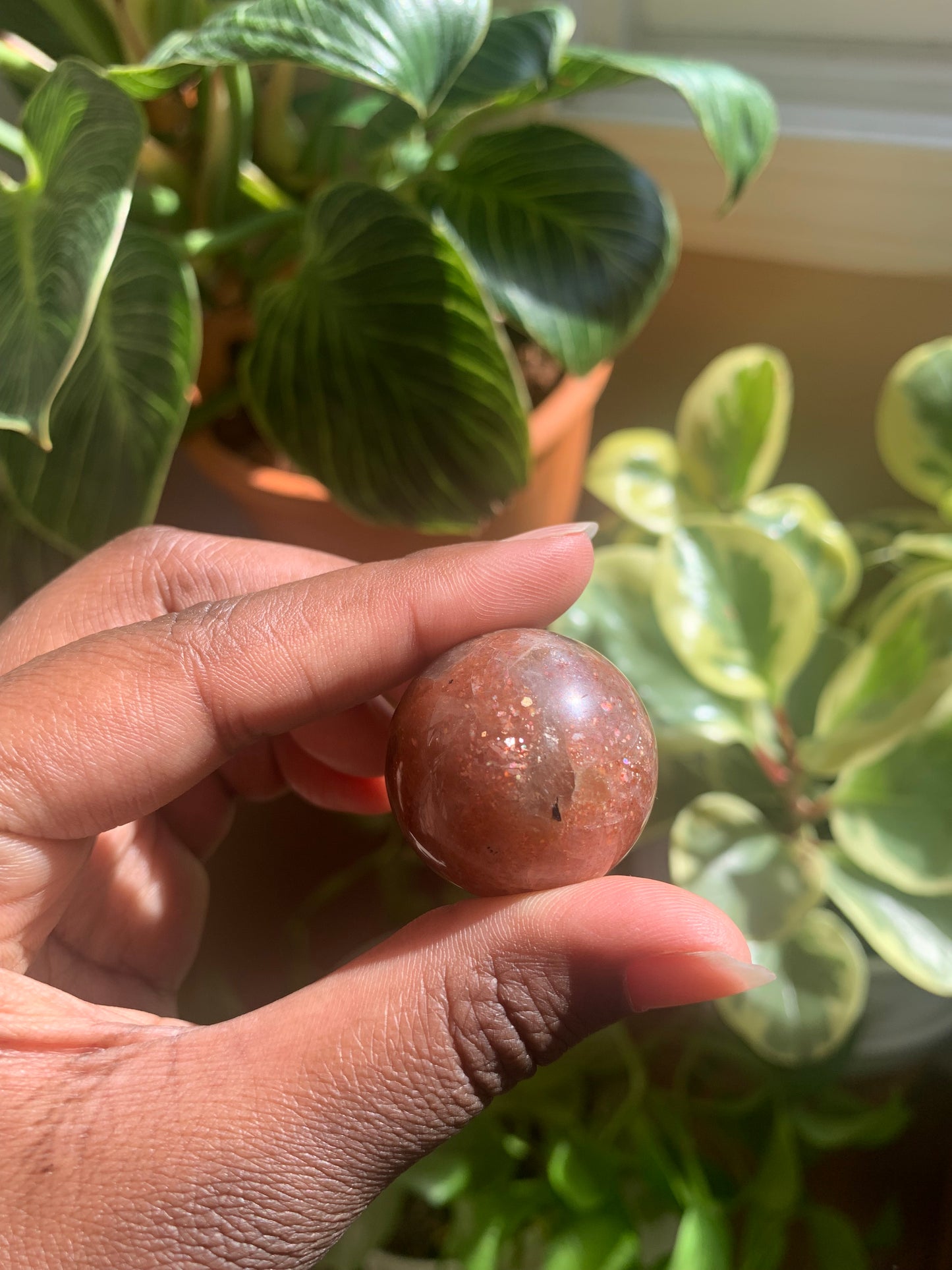 Mini Confetti Sunstone Spheres