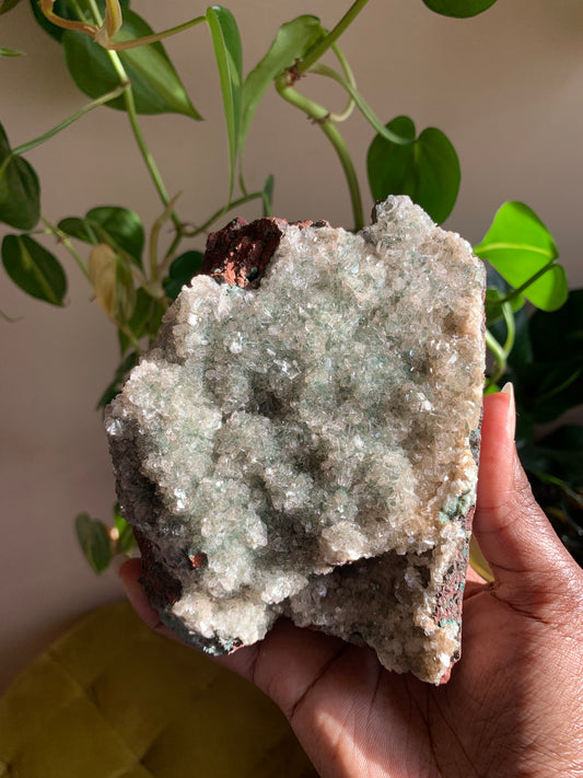 Gemmy Green Heulandite