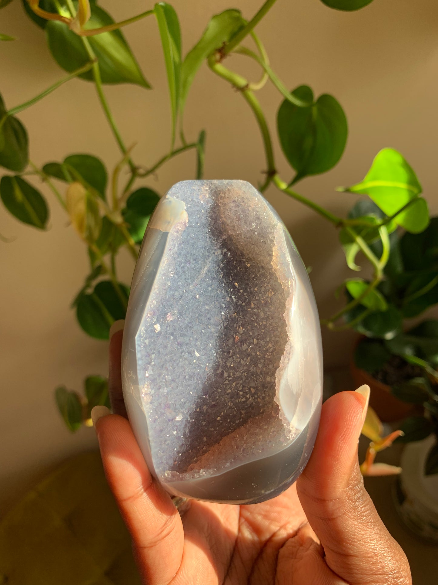 Druzy Agate Cutbase 80