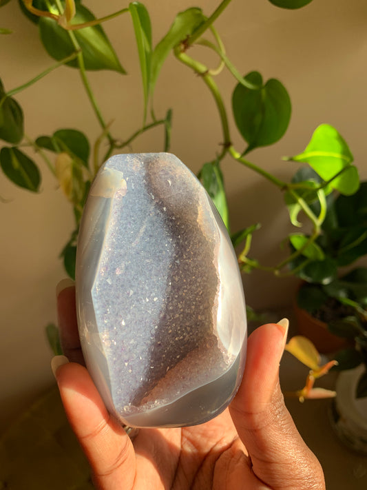 Druzy Agate Cutbase 80